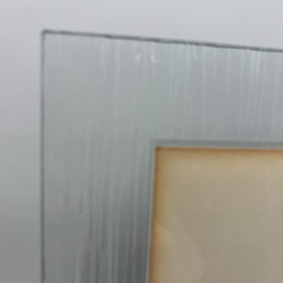 Vintage Benjamin Martin Art Glass Textured Picture Frame 8 x 10" Modern - Picture 7 of 9